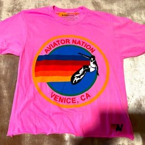 Aviator nation signature boyfriend tee